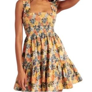 Abercrombie & Fitch Floral Tiered Mini Dress